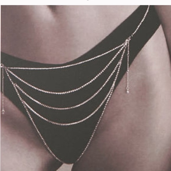 Last one🚨Victoria Secret Rhinestone thong panty - Picture 5 of 7